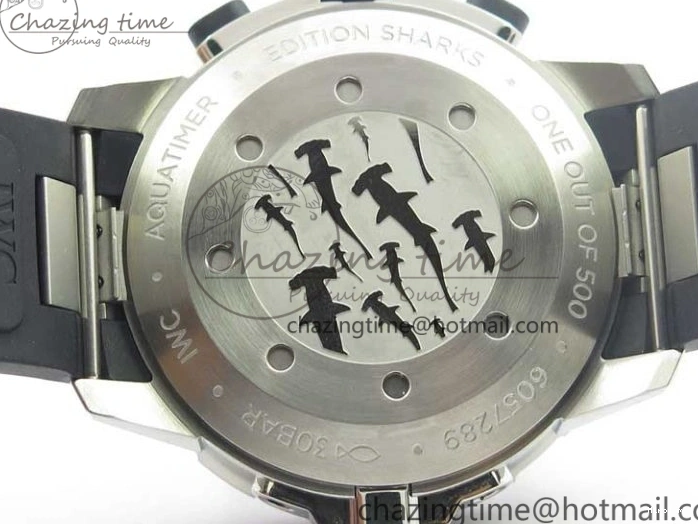 MIROTIME 0110 Aquatimer Chrono IW376803 V6F 1:1 Best Edition Gray Dial on Rubber Strap A FlexibleFit 7153